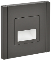 IEK FORTE&PIANO Подсветка LED встраиваемая FP357 серый  (FP-FL20-K03)