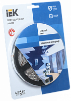 IEK Лента светодиодная LEDх60/м 5м 4.8w/m 12в синий eco (LSR1-7-060-20-1-05)