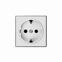 ABB Накладка для розетки SCHUKO SKY стекло белое  (8588 CB)  (2CLA858800A2101)