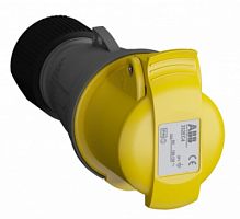 ABB Розетка кабельная Easy&Safe 332EC4,32А,3P+E,IP44,4ч  (332EC4)  (2CMA102038R1000)