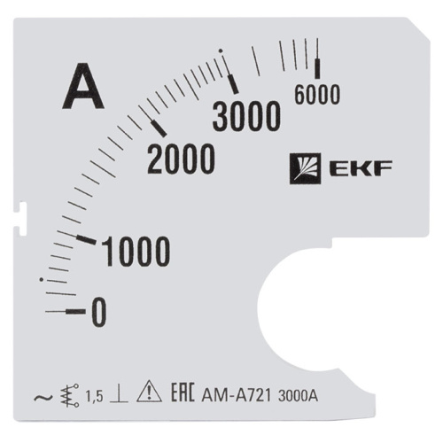 EKF Шкала сменная для A721 3000/5А-1,5  PROxima (s-a721-3000)