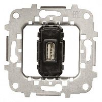 ABB Механизм USB зарядного устройства, 1х2000 мА, 5В, серия SKY  (8185.2)  (2CLA818520A1001)