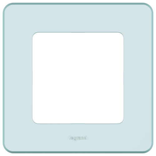 LEGRAND INSPIRIA Рамка декоративная универсальная  , 1 пост, для горизонтальной или вертикальной установки, цвет &quot;Мятный&quot; (673935) фото 4