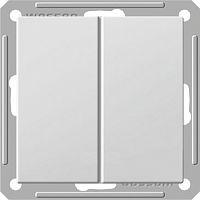 SCHNEIDER ELECTRIC W59 Переключатель двухклавишный в рамку белый (VS616-256-1-86)
