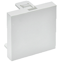 IEK PRIMER ЗК-00-02-П Заглушка (2 модуля) белая  (PR-KK40D-Z-2-K01)