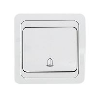 EKF Лондон Кнопка звонка 10А белая (EEZ10-026-10)