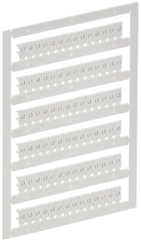 IEK ARMAFIX Маркер для CTS/CP 2,5мм2 с символами L1 L2 L3  (AF-CT10D-M-D25-22)