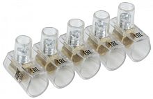 IEK Зажим винтовой концевой изолированный КЗВИ 6.0мм2 5x1 (UZVK-06-5)