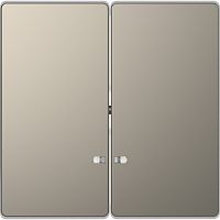 SCHNEIDER ELECTRIC Клавиша двойная D-Life с линзой для LED модуля никель SD (MTN3420-6050)