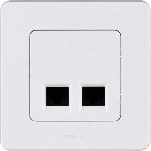 LEGRAND INSPIRIA Информационная розетка RJ 45 - категория 6 - UTP -  - слоновая кость (673840) фото 7