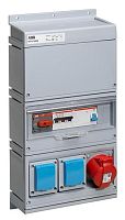 ABB Бокс MPR16MS с розетками в сборе IP44 пластик  (MPR16MS)  (2CMA168980R1000)