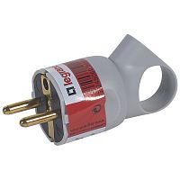 LEGRAND Вилка 2К+З  серая Элиум (050192 )