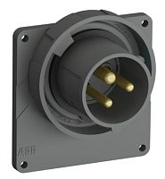 ABB Вилка с прямым фланцем Easy&Safe 216EBU1W 16A 2P+E IP67 1ч  (216EBU1W)  (2CMA101257R1000)