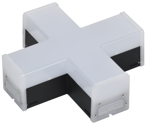 IEK Светильник LED X-образн. 1010 12Вт 6500К 180х180мм чер.  (LT-LDCK-X-1010-12-65-K02)