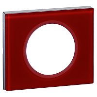 LEGRAND Рамка, однопостовая, смальта кармин (069471 )