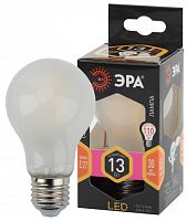 ЭРА Лампа светодиодная филаментная F-LED A60-13W-827-E27 frost  (филамент, груша мат., 13Вт, тепл, Е27) (Б0044090) ЭРА Лампа светодиодная филаментная F-LED A60-13W-827-E27 frost  (филамент, груша мат., 13Вт, тепл, Е27) (Б0044090)