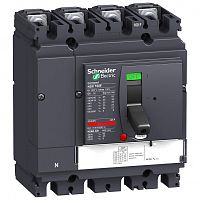 SCHNEIDER ELECTRIC Выключатель автоматический четырехполюсный NSX160NA (LV430639)