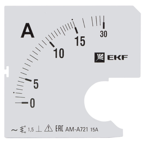 EKF Шкала сменная для A721 15/5А-1,5  PROxima (s-a721-15)