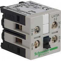 SCHNEIDER ELECTRIC Блок вспомогательных контактов мгновенного действия для миниконтакторов 2НЗ (LA1SK02)