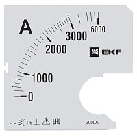 EKF Шкала сменная для A961 3000/5А-1.5 PROxima (s-a961-3000)