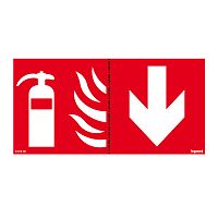 LEGRAND Пиктограмма  100х200 огнетушитель стрелка (661690 )