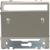 SCHNEIDER ELECTRIC Накладка центральная D-Life наклонная никель SD (MTN4540-6050)