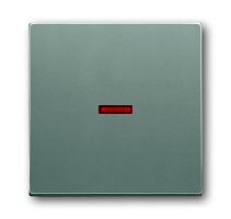 ABB SOLO/FUTURE Клавиша с красной линзой метеор/серый металлик (1751-0-3013)
