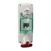 SCHNEIDER ELECTRIC ПАНЕЛЬНАЯ РОЗЕТКА UNIKA DIN 63A 3P-E 380-415 IP65 (PKB63U534)
