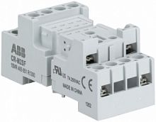 ABB Цоколь CR-M2SF  (стандартный) для реле CR-M 2ПК, вилочный зажим (1SVR405651R1300)