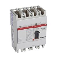 LEGRAND Выключатель автоматический DRX125 термомагнитный 100A 4П 10кА (027018 )