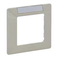 LEGRAND Valena LIFE Рамка 1 пост с держателем для маркировки слоновая кость (754051 )