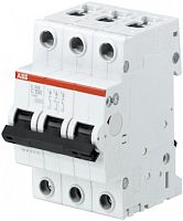 ABB Выключатель автоматический трехполюсный 100А B S203 6кА  (S203 B100)  (2CDS253001R0825)