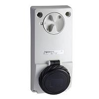 SCHNEIDER ELECTRIC ПАНЕЛЬНАЯ РОЗЕТКА UNIKA Б/ЗАЩ 32A 3PNE 480-500 IP65 (82099)