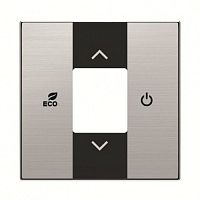 ABB CP-RTC-85AI Накладка терморегулятора free@home, SKY, нерж. сталь  (CP-RTC-85AI)  (2CLA854060A1401)