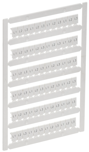 IEK ARMAFIX Маркер для CTS/CP 4мм2 с символами L1 L2 L3  (AF-CT10D-M-004-22)