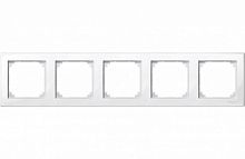 SCHNEIDER ELECTRIC Рамка 5 постов белый (MTN478519)