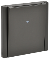 IEK FORTE&PIANO Выключатель карточный 30А FP343 серый  (FP-V11-0-10-1-K03)