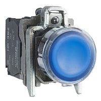 SCHNEIDER ELECTRIC Кнопка 22мм 48-120В с возвратом с подсветкой (XB4BW36G5)