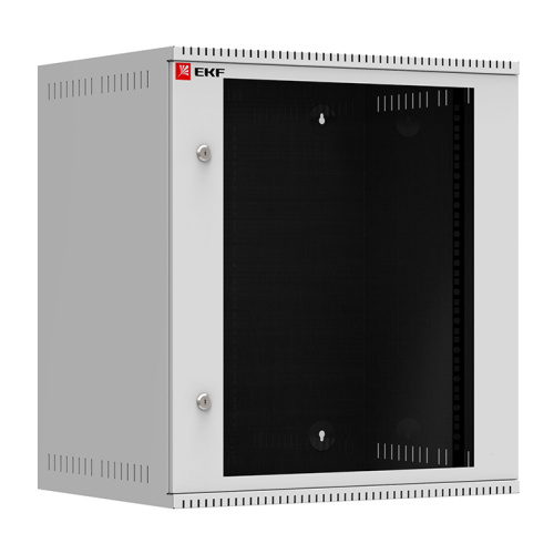 EKF Шкаф телекоммуникационный настенный 12U  (600х450) стекло, Astra A серия  Basic (ITB12G450)