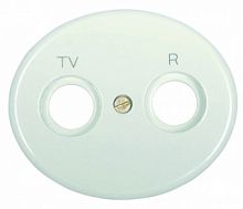ABB TACTO Накладка розетки телевизионной/радио серебро (5550 BL)