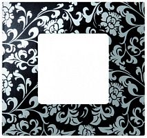 SIMON Рамка-декор на 1 пост для 2700610-03., S27Pl, чёрная ретро (2700617-804)