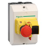 SCHNEIDER ELECTRIC Корпус защитный IP55+кнопка для мотор-автоматов (GV2MCK04)