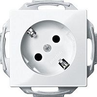SCHNEIDER ELECTRIC Механизм розетки Schuko 45гр. белый (MTN2370-0319 )