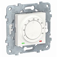 SCHNEIDER ELECTRIC Термостат UNICA NEW теплого пола 10А выносной термодатчик белый (NU550318)