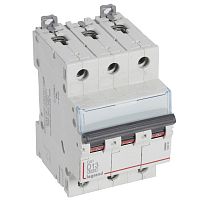 LEGRAND Выключатель автоматический трехполюсный 13А D DX3 6kA/10kA (408088 )