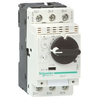 SCHNEIDER ELECTRIC Выключатель автоматический для защиты электродвигателей 1А GV2 управление ручкой винтовые зажимы магнитный расцепитель (GV2L05)