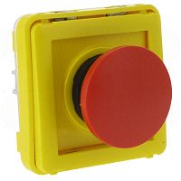 LEGRAND Plexo Кнопка аварийная желтая  (контакт НЗ) (069547 )