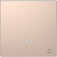 SCHNEIDER ELECTRIC Клавиша D-Life с линзой для LED модуля символ: звонок шампань SD (MTN3325-6051)