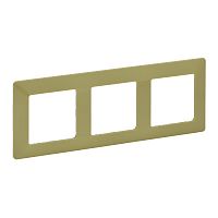 LEGRAND Valena LIFE Рамка 3 поста лайм универсальная (754083 )