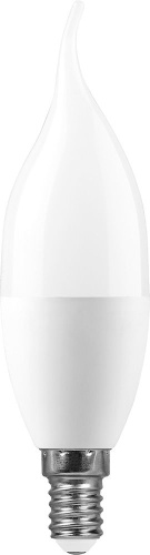 FERON Лампа светодиодная LED 11вт Е14 теплый матовая свеча на ветру (LB-770) (25939)